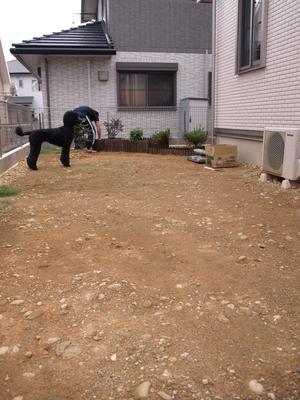 庭のプチ改造！