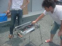 今年初のBBQ