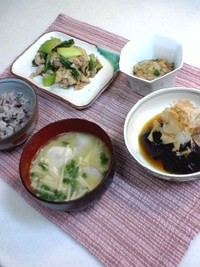 豚肉とチンゲン菜の炒め物 2009/04/02 19:21:02