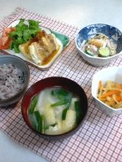豆腐のステーキ