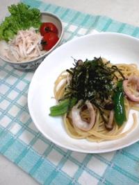 イカとしめじの和風スパ 2009/06/27 19:53:11