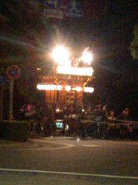 お祭り２日目、夜(^-^) 2008/10/11 18:14:29