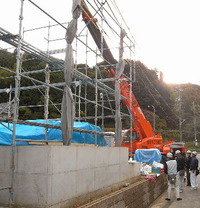 いよいよ来ました　長期優良住宅Kn邸　上棟1