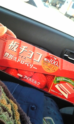 寒いけどアイス