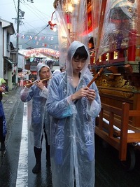 ★祭り、雨ニモマケズ★
