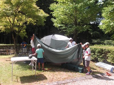 ★こども教室のキャンプ★