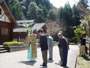 ★マロニエの里でオープン式典★