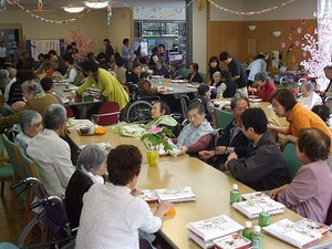 ★特養ホームでお花見会★