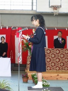 ★山の学校の卒業式★