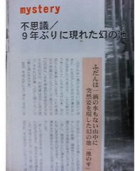 ★幻の池その２★