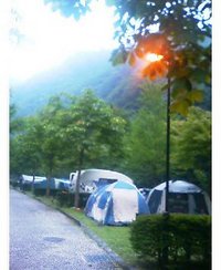 ★夕暮れのキャンプ場★