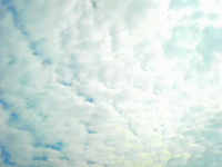 雲がいっぱい