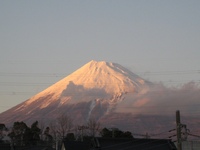 上棟後の富士山 2012/02/09 11:07:26