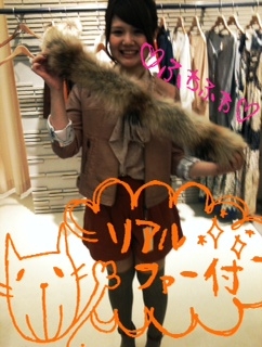 ★リアルファー付ブルゾン★