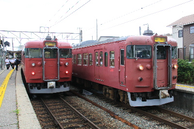 普段の七尾線の車輌も・・・