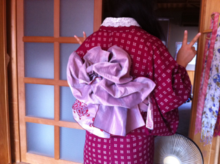 着物でお出かけ