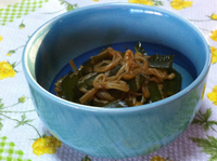 ワカメとえのき茸の佃煮 2013/04/24 17:20:01