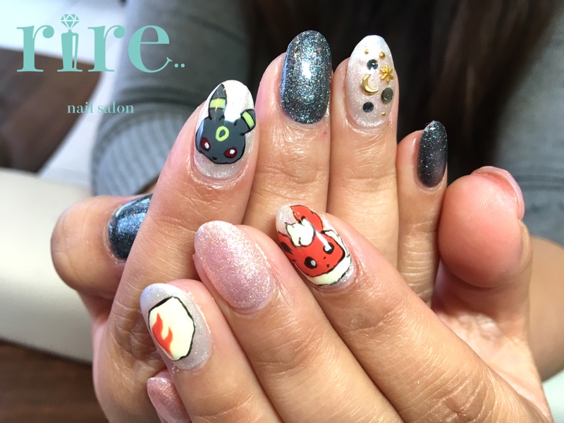 ポケモンネイル L Nail Salon Rire Open