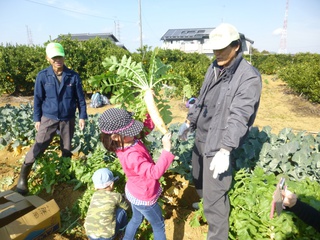 １回目の収獲体験は無事終了！