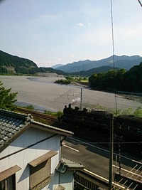 恋金橋から見たSL(^-^)v 2014/05/26 21:34:41