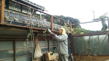解体始まりました。