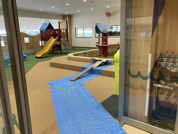 サバ土搬入工事！　砂遊び場