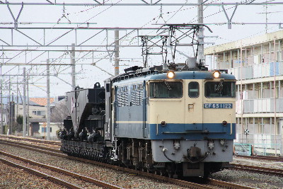 今日の甲種輸送、特大貨物シキ６１１Ｂ１