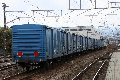 こちらも引退、ワムハチ列車