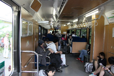 いすみ鉄道のムーミン列車