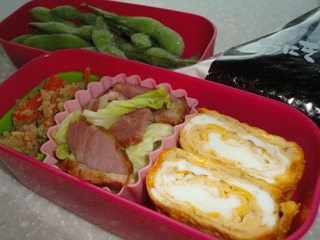 今日のお弁当です