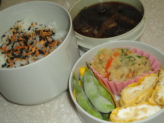 今日のお弁当です