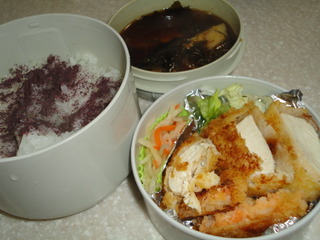 今日のお弁当です