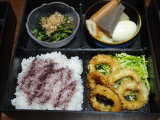 今日のお弁当です
