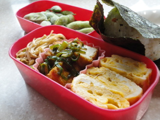 昨日のお弁当です