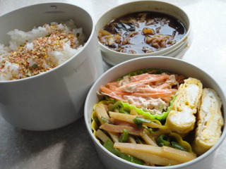 今日のお弁当です
