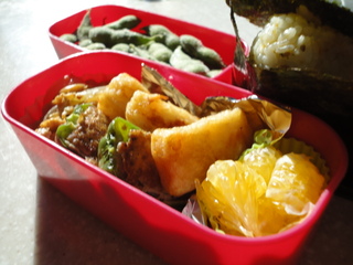 今日のお弁当です
