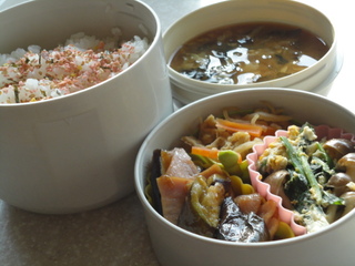 昨日のお弁当です