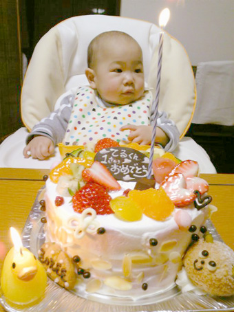 １歳になりました。