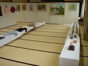 中新田区民文化展。