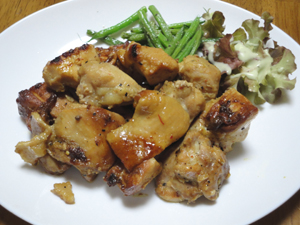 凝ってます・・鶏肉！
