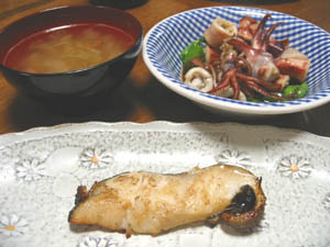 夕食！