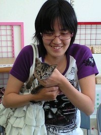 子猫がもらわれていきました