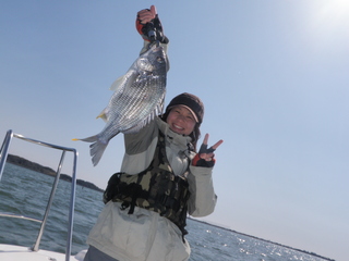 3月にして初釣り