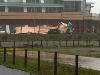 浜松直撃！！！！台風15号「ロウキー」