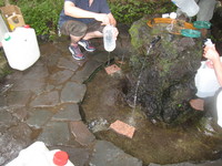 水汲み♪