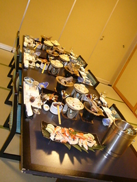 いよいよお食事