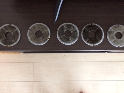 換気口のフィルター交換