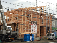 初生町 新築建前 2017/10/30 14:50:31