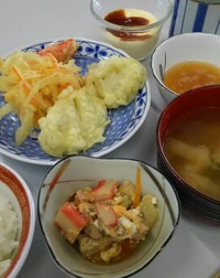 てんぷら～。