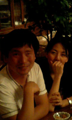 河合純一君と飲む